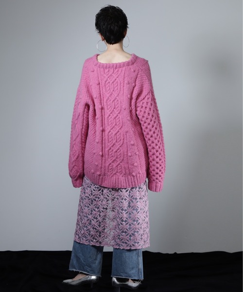 【セール】ハンドメイドネパールニット（ニット/セーター）｜ROSE BUD（ローズバッド）