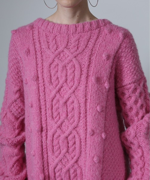 ROSE BUD（ローズバッド）の「ハンドメイドネパールニット（ニット