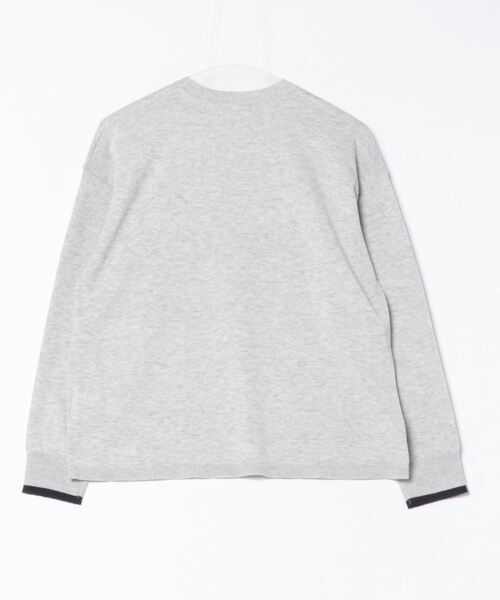 NOMBRE IMPAIR(ノンブルアンペール)の「TURNER刺繍 ニットP/O(ニット/セーター・レディース・グリーン/ライトグレー・FREE)」の4枚目の写真