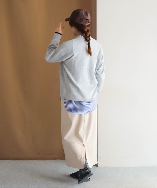 NOMBRE IMPAIR(ノンブルアンペール)の「TURNER刺繍 ニットP/O(ニット/セーター・レディース・グリーン/ライトグレー・FREE)」の11枚目の写真