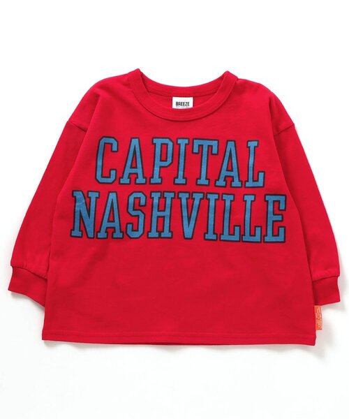 BREEZE（ブリーズ）の「カラフルカレッジTシャツ（Tシャツ/カットソー・キッズ・イエロー/ベージュ/レッド/ピンク・100/90/140/130/120/110）」の10枚目の写真