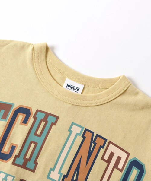 BREEZE（ブリーズ）の「カラフルカレッジTシャツ（Tシャツ/カットソー・キッズ・イエロー/ベージュ/レッド/ピンク・100/90/140/130/120/110）」の12枚目の写真