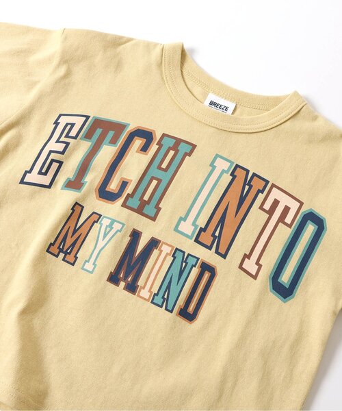 BREEZE（ブリーズ）の「カラフルカレッジTシャツ（Tシャツ/カットソー・キッズ・イエロー/ベージュ/レッド/ピンク・100/90/140/130/120/110）」の13枚目の写真