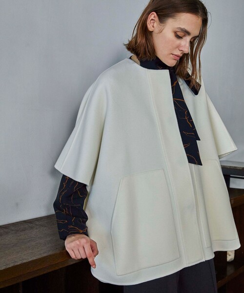 【セール】ライトウールリバー ポンチョコート（ポンチョ）｜EPOCA（エポカ） 55,440円