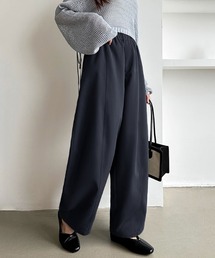 【サイズ×カラー展開あり】 バレルパンツ ポケット付き ワイドパンツ バレルレッグパンツ コクーン パンツ