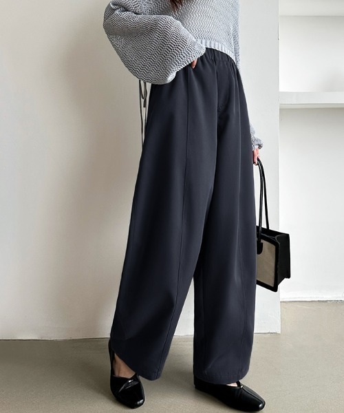 セール】【サイズ×カラー展開あり】 バレルパンツ ポケット付き