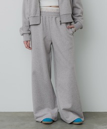 【WEB限定セール】レースレイヤードドッキング スウェットパンツ