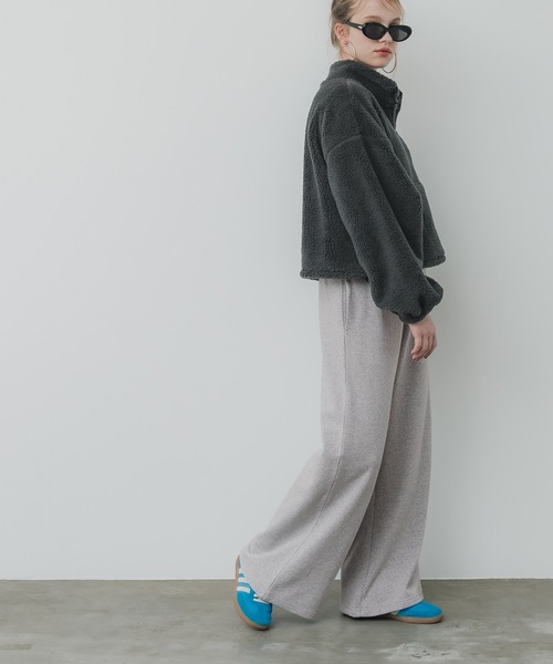 coca(coca)(コカ)の「【WEB限定セール】レースレイヤードドッキング スウェットパンツ(スウェットパンツ・レディース・ネイビー/グレー・L/M)」の8枚目の写真