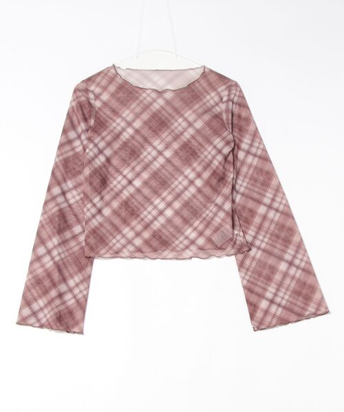 apres jour clair(アプレジュールクレア)の「【apres jour clair】チェックシアーインナー(Tシャツ/カットソー・レディース・グリーン系その他/ブラック系その他/ブラウン系その他・フリー/X-LARGE)」の17枚目の写真