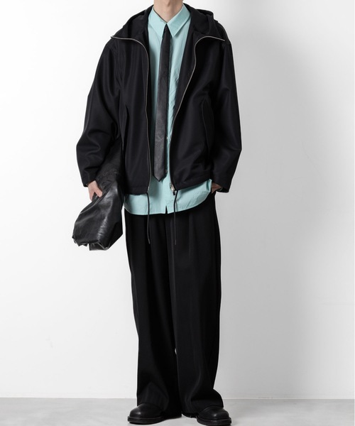 VEIN （ヴェイン）の「シンセティックレザー ナロータイ / SYNTHETIC LEATHER NARROW TIE（ネクタイ・メンズ・ブラック/ブラウン・ONE SIZE）」の9枚目の写真