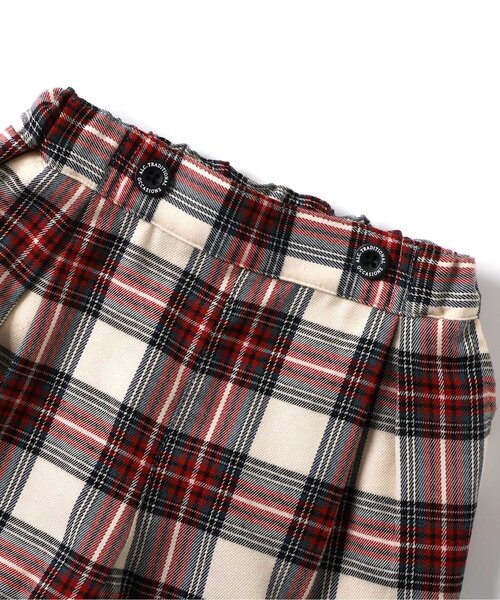 セール】【リンク】無地・チェック柄タックパンツ（その他パンツ