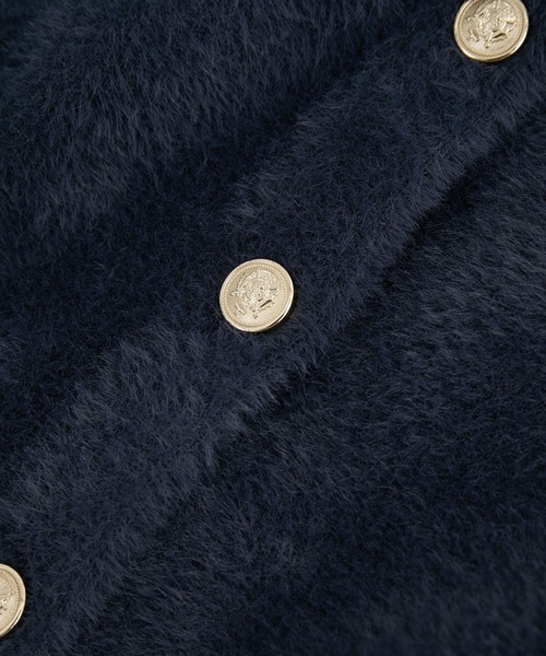 VIS（ビス）の「ラビットタッチメタルボタンカーディガン（カーディガン/ボレロ・レディース・オフホワイト/ブラウン/ネイビー・FREE）」の12枚目の写真