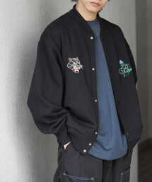 SENSE OF PLACE by URBAN RESEARCH | シシュウスウェットブルゾン(ブルゾン)