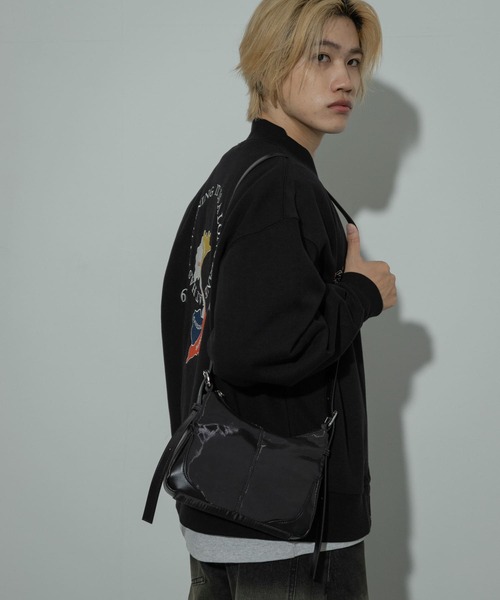 SENSE OF PLACE by URBAN RESEARCH（センスオブプレイスバイアーバンリサーチ）の「シシュウスウェットブルゾン（ブルゾン・メンズ・アイボリー/ブラック/ライトブルー・MEDIUM/LARGE）」の21枚目の写真