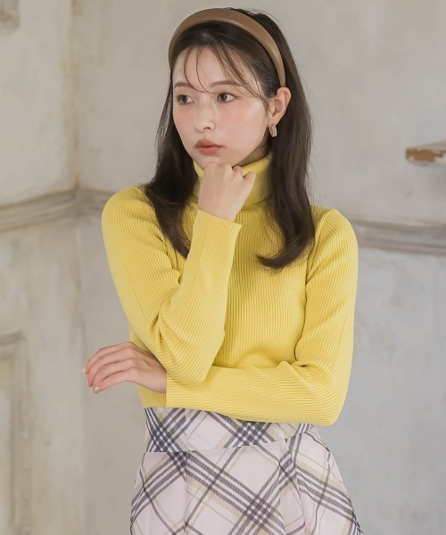 タートルリブニット≪手洗い可能≫（ニット/セーター）｜QUEENS COURT（クイーンズコート）