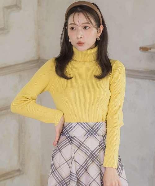 タートルリブニット≪手洗い可能≫（ニット/セーター）｜QUEENS COURT（クイーンズコート）
