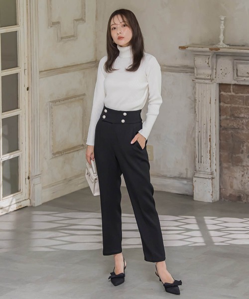 タートルリブニット≪手洗い可能≫（ニット/セーター）｜QUEENS COURT（クイーンズコート）