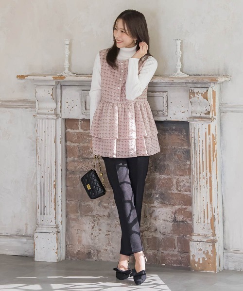 タートルリブニット≪手洗い可能≫（ニット/セーター）｜QUEENS COURT（クイーンズコート）