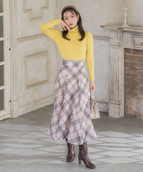 タートルリブニット≪手洗い可能≫（ニット/セーター）｜QUEENS COURT（クイーンズコート）