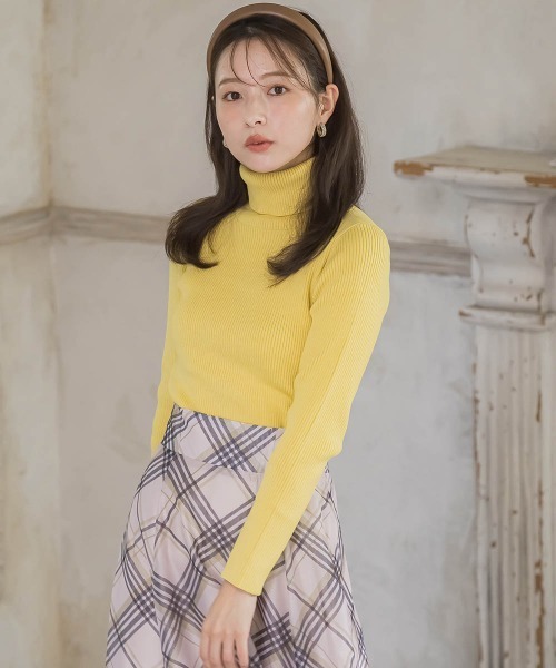 タートルリブニット≪手洗い可能≫（ニット/セーター）｜QUEENS COURT（クイーンズコート）