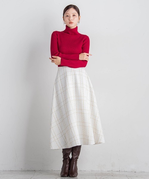 タートルリブニット≪手洗い可能≫（ニット/セーター）｜QUEENS COURT（クイーンズコート）