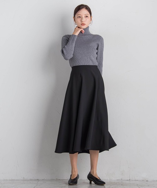 タートルリブニット≪手洗い可能≫（ニット/セーター）｜QUEENS COURT（クイーンズコート）