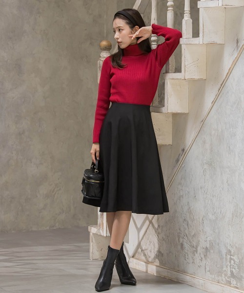 タートルリブニット≪手洗い可能≫（ニット/セーター）｜QUEENS COURT（クイーンズコート）