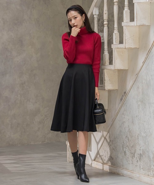 タートルリブニット≪手洗い可能≫（ニット/セーター）｜QUEENS COURT（クイーンズコート）