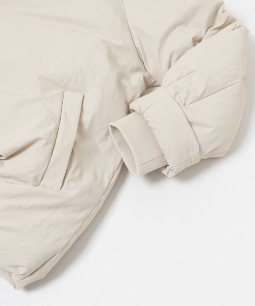 ITEMS URBANRESEARCH(アイテムズ アーバンリサーチ)の「GREENDOWNコクーンフードジャケット(ダウンジャケット/コート・レディース・ブラック/ホワイト系その他・FREE)」の15枚目の写真