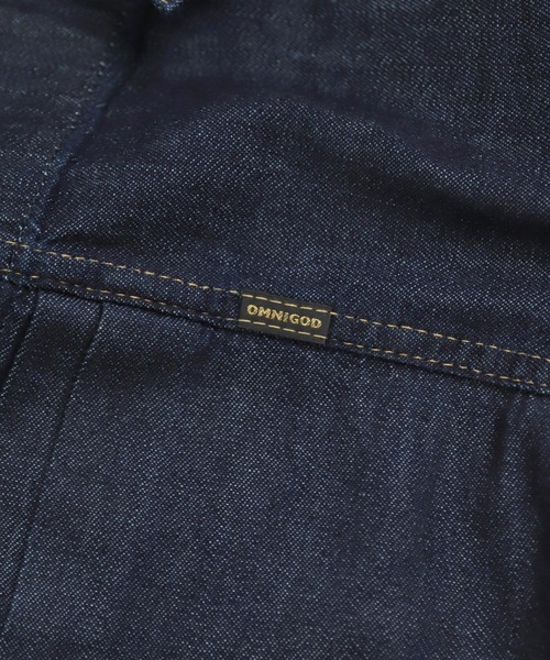 OMNIGOD（オムニゴッド）の「[OMNIGOD womens / オムニゴッド] 7ozデニム ショートワークジャケット（デニムジャケット・レディース・ワンウォッシュ・0）」の15枚目の写真