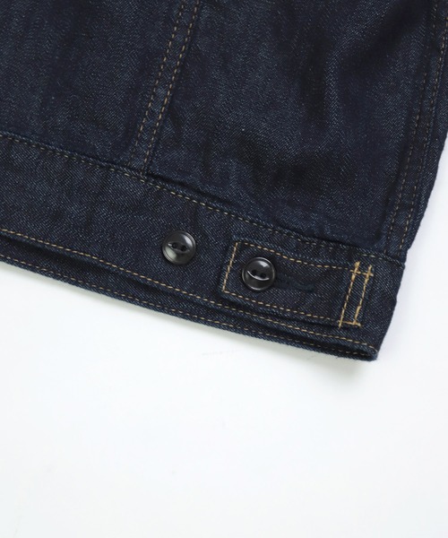 OMNIGOD（オムニゴッド）の「[OMNIGOD womens / オムニゴッド] 7ozデニム ショートワークジャケット（デニムジャケット・レディース・ワンウォッシュ・0）」の8枚目の写真