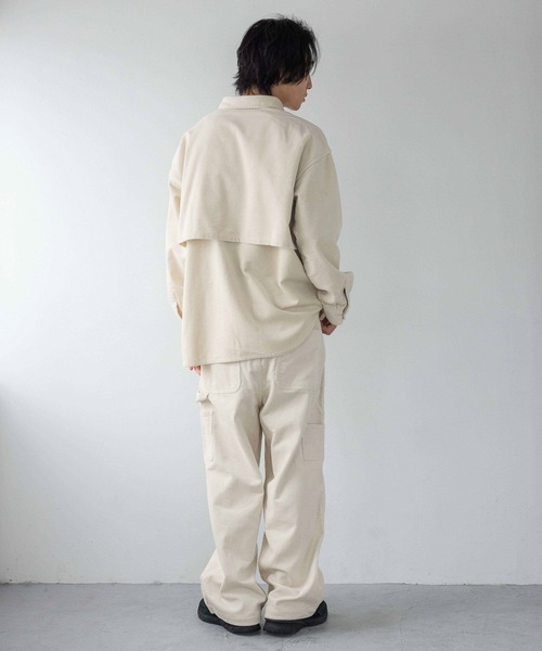 LOWRYS FARM（ローリーズファーム）の「コーデュロイペインターパンツ　250525（その他パンツ・メンズ・アイボリー/ブラウン・MEDIUM/LARGE）」の15枚目の写真