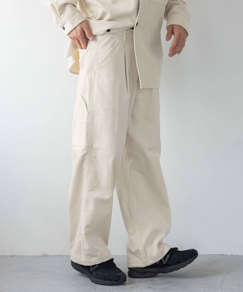 LOWRYS FARM（ローリーズファーム）の「コーデュロイペインターパンツ　250525（その他パンツ・メンズ・アイボリー/ブラウン・MEDIUM/LARGE）」の17枚目の写真
