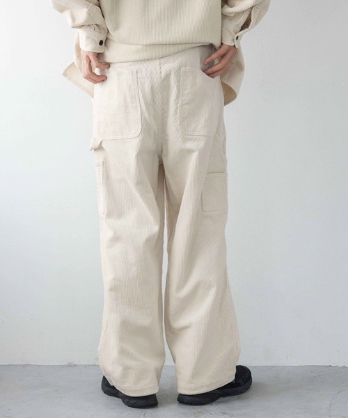 LOWRYS FARM（ローリーズファーム）の「コーデュロイペインターパンツ　250525（その他パンツ・メンズ・アイボリー/ブラウン・MEDIUM/LARGE）」の18枚目の写真