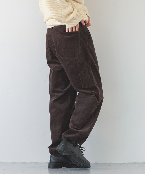 LOWRYS FARM（ローリーズファーム）の「コーデュロイペインターパンツ　250525（その他パンツ・メンズ・アイボリー/ブラウン・MEDIUM/LARGE）」の22枚目の写真