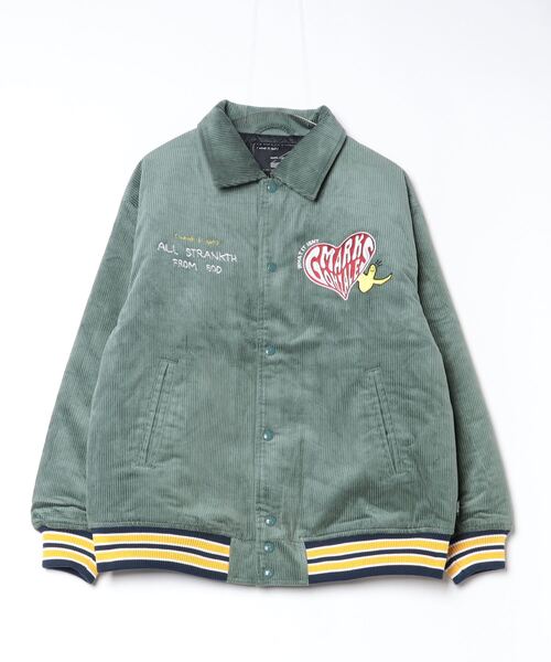 （What it isNt）ART BY MARKGONZALES（ワットイットイズント）の「What it isNt-STADIUM JACKET（その他アウター・メンズ・グリーン/ブラック・M/L）」の22枚目の写真