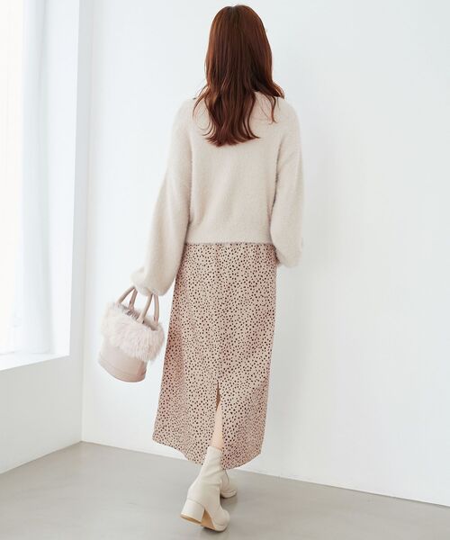 MAJESTIC LEGON(マジェスティックレゴン)の「プチリボンキャミワンピース(ワンピース・レディース・グレー系その他/ブラック系その他/ベージュ系その他2・MEDIUM)」の4枚目の写真
