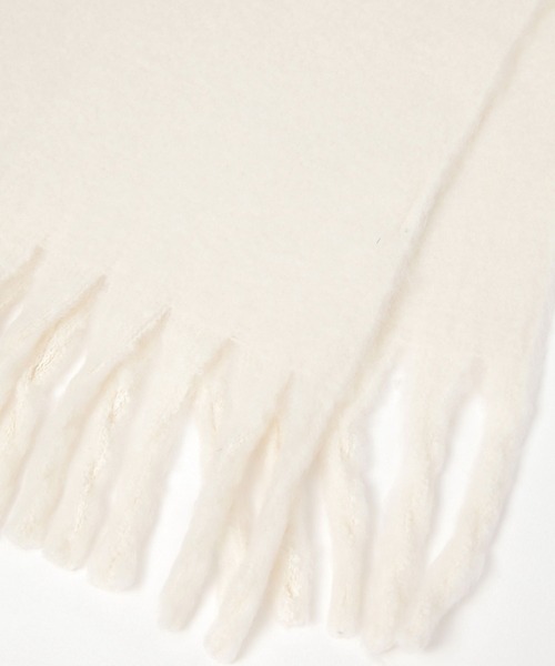 BAYFLOW（ベイフロー）の「[冬にうれしい]静電気軽減マフラー（マフラー・レディース・オフホワイト/レッド/グレー/グリーン・FREE）」の15枚目の写真