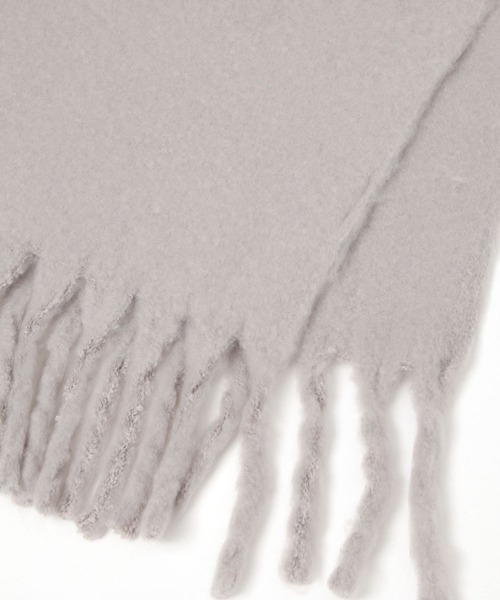 BAYFLOW（ベイフロー）の「[冬にうれしい]静電気軽減マフラー（マフラー・レディース・オフホワイト/レッド/グレー/グリーン・FREE）」の16枚目の写真