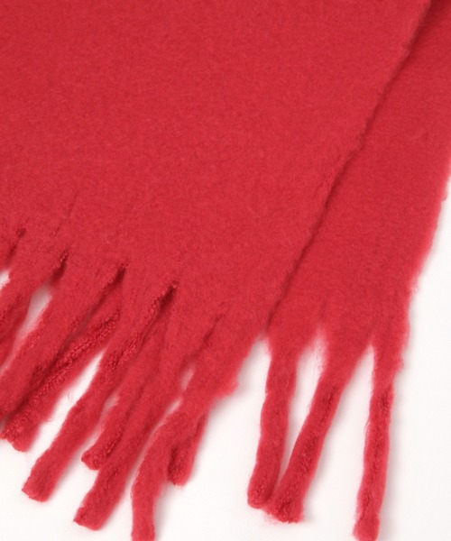 BAYFLOW（ベイフロー）の「[冬にうれしい]静電気軽減マフラー（マフラー・レディース・オフホワイト/レッド/グレー/グリーン・FREE）」の17枚目の写真