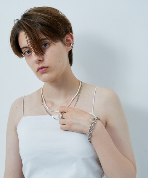 JUNRED（ジュンレッド）の「【追加】ital. from JUNRed / bean bracelet connected（ブレスレット・メンズ・シルバー・FREE）」の5枚目の写真