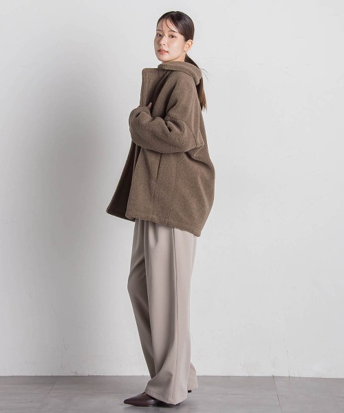 VICKY（ビッキー）の「ミクロボアムートンピーコート