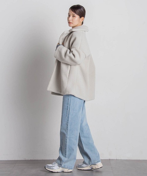 VICKY（ビッキー）の「ミクロボアムートンピーコート