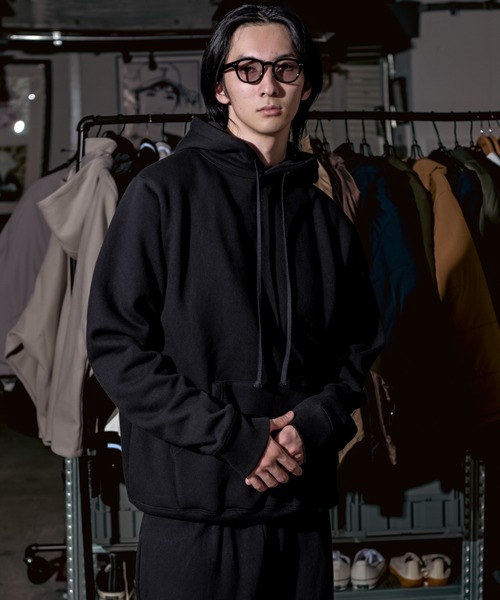 CALIFORNIA OUTFITTERS(カリフォルニア アウトフィッターズ)の「2-11A2 +82 gallery 裏起毛パーカー(パーカー・メンズ・ピンク/チャコール/オートミール/ネイビー/グレー/ブラック/クリーム・XL/M/L/XXL)」の3枚目の写真