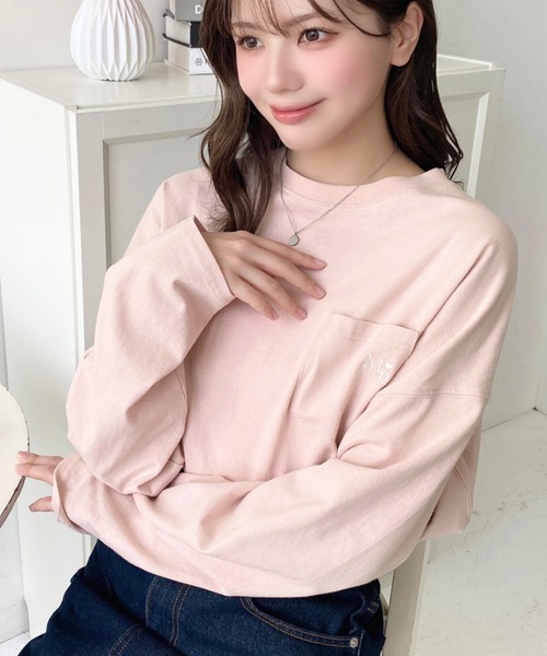 カラーワンポイントTシャツ&ロングパンツ gelato pique ジェラートピケ オム レーヨンロゴワンポイントT