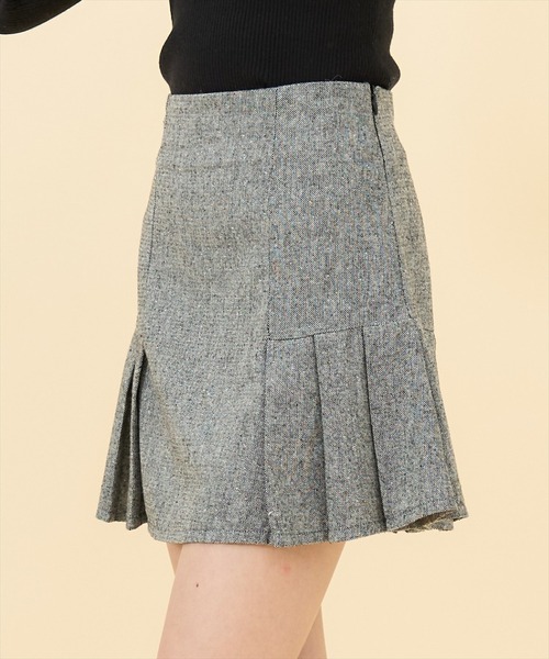 REDYAZEL（レディアゼル）の「【セットアップ可能】ネッププリーツミニスカート（スカート・レディース・ブラック/カーキ/グレー・SMALL/MEDIUM）」の11枚目の写真