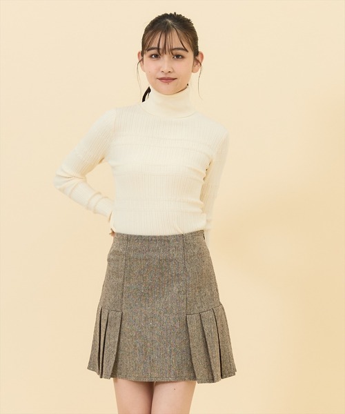 REDYAZEL（レディアゼル）の「【セットアップ可能】ネッププリーツミニスカート（スカート・レディース・ブラック/カーキ/グレー・SMALL/MEDIUM）」の16枚目の写真