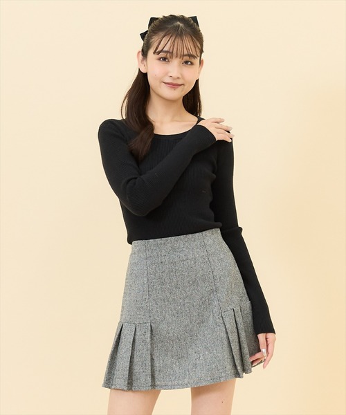 REDYAZEL(レディアゼル)の「【セットアップ可能】ネッププリーツミニスカート(スカート・レディース・ブラック/カーキ/グレー・SMALL/MEDIUM)」の22枚目の写真