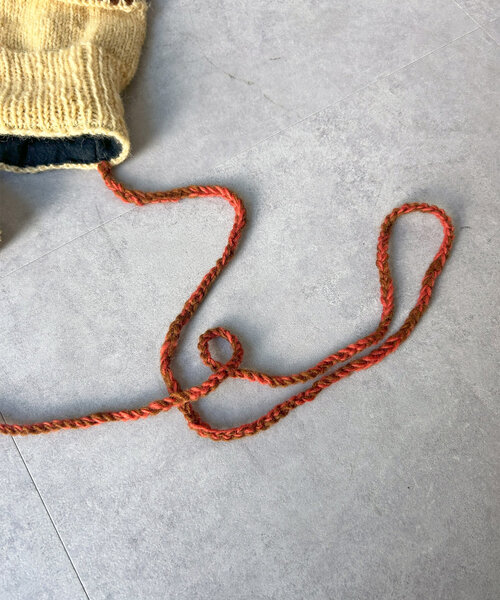 CPCM（シーピーシーエム）の「ヒモ付きクロシェ手袋（手袋・メンズ・ブラック/アイボリー・FREE）」の12枚目の写真