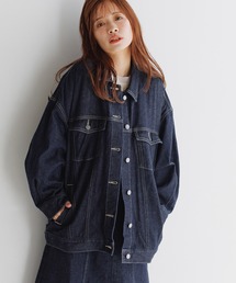 mysty woman | セットアップ着用可・KUROKIデニムGジャン  283123(デニムジャケット)